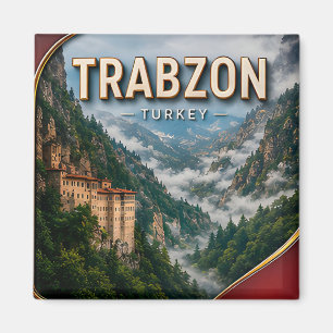 Trabzon Turkey Black Sea Mountains Cultural Herita Magnet