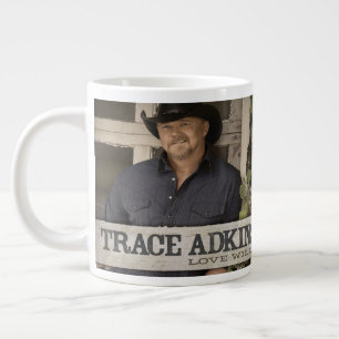 trace adkins large coffee mug