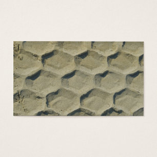 trace of tyre in the sand