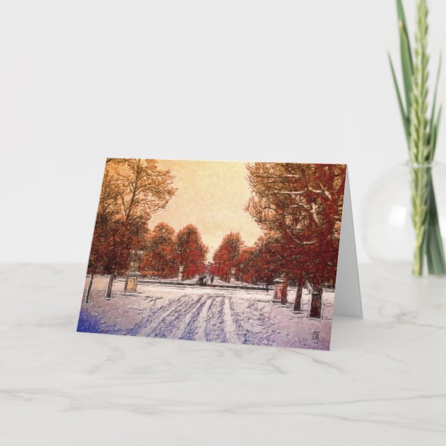 Traces in the Snow Card (Front)