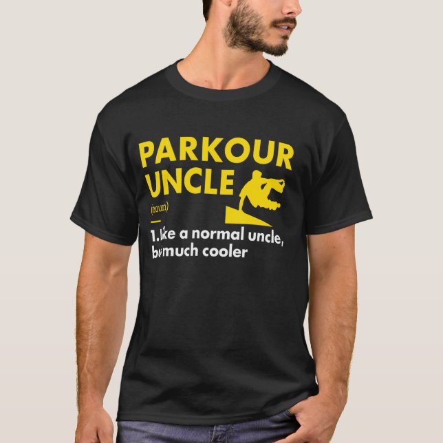 Traceur Uncle Definition Parkour T-Shirt (Front)