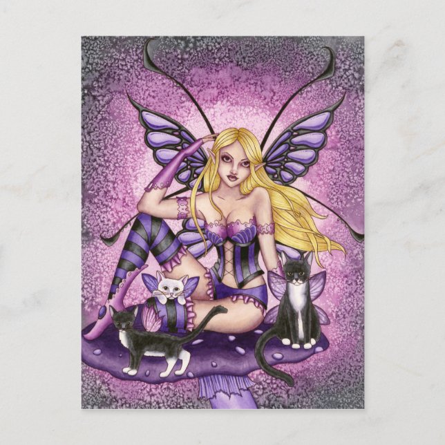 Tracey - Mushroom Fairy Postcard (Front)