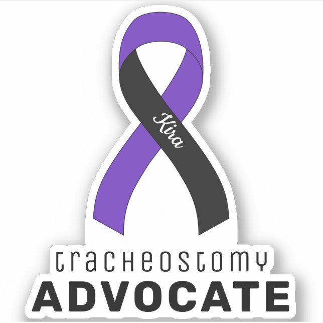 Tracheostomy Advocate Vinyl Sticker (Front)