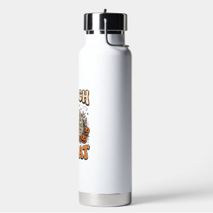 Tracheostomy Halloween Nurse Trick Or Treat Design Water Bottle