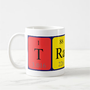 Traci periodic table name mug