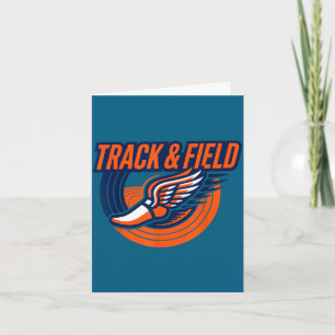 Track &amp; field let the games begin field trip card