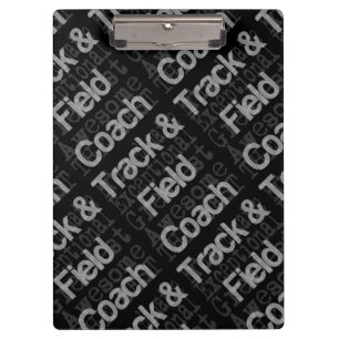 Track and Field Coach Extraordinaire Clipboard