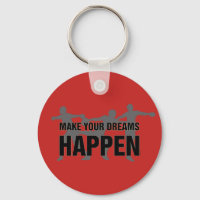 Track and Field Discus Thrower Keychain Gift