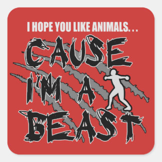 Track and Field Discus Thrower Scrapbook Stickers