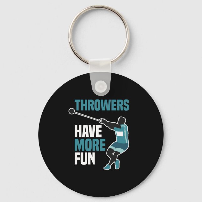 Track And Field Hammer Throw Sport Gift Key Ring (Front)