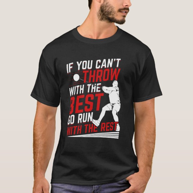 Track And Field Hammer Throw Thrower Gift T-Shirt (Front)