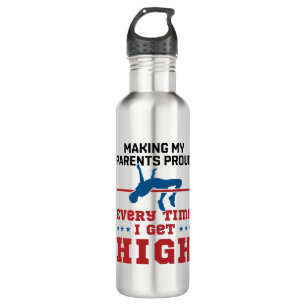Track and Field High Jump Every Time I Get High 710 Ml Water Bottle