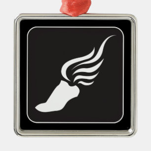 Track and Field Icon Metal Tree Decoration