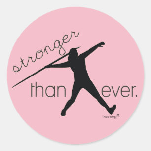 Track and Field Javelin Throw Stickers Gift