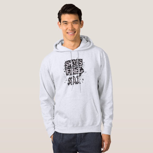 Track and Field Men's Shot Put Throw Hoodie (Front Full)