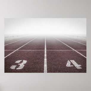 Track and field mist poster