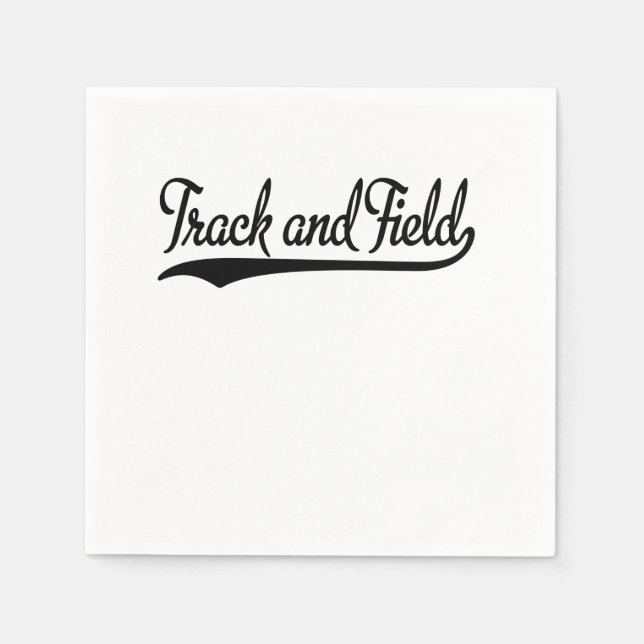 Track and Field Napkin (Front)