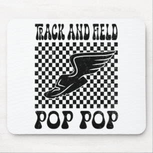Track And Field Pop Pop Mothers Day Mouse Pad
