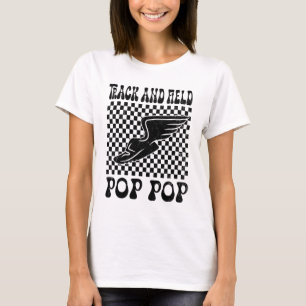 Track And Field Pop Pop Mothers Day  T-Shirt