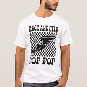 Track And Field Pop Pop Mothers Day T-Shirt