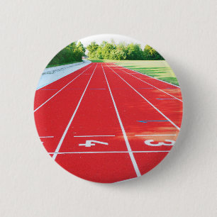 Track and Field - Runner Print 6 Cm Round Badge