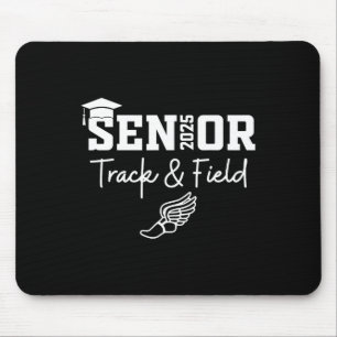 Track And Field Senior Cl Of 2025 Graduation Gradu Mouse Pad