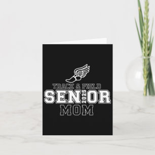 Track And Field Senior Mum 2025 Graduation Year  Card