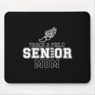 Track And Field Senior Mum 2025 Graduation Year Mouse Pad