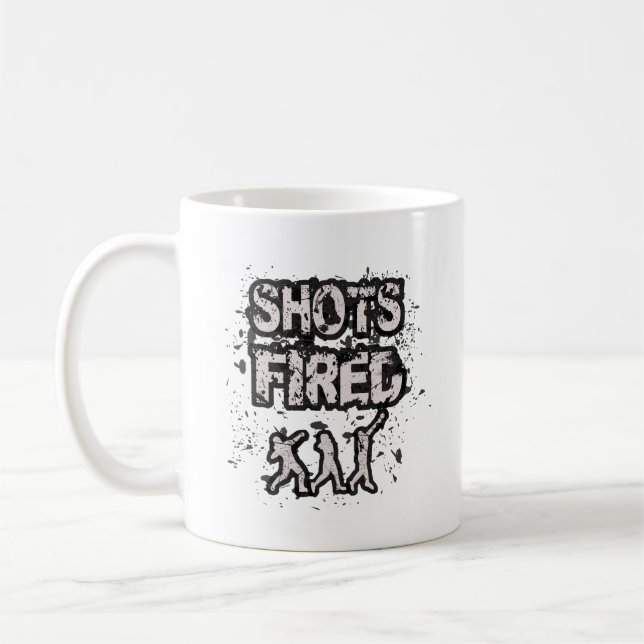 Track and Field Shot Put Throw Coffee Mug Gift (Left)