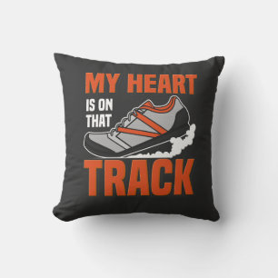 Track And Field Sport Athletics Cushion