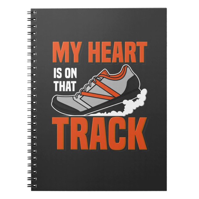 Track And Field Sport Athletics Notebook (Front)