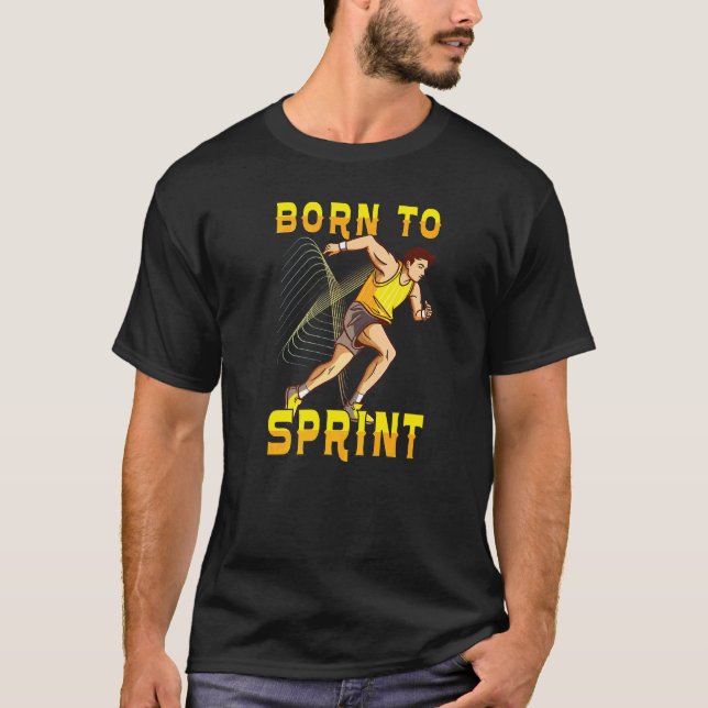 Track And Field Track & Field Runner Running  1 T-Shirt (Front)
