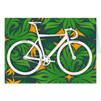 Track Bicycle - Fiery Green Pattern