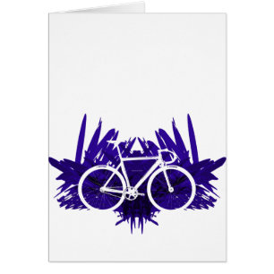 Track Bicycle on Violet