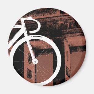 Track Bike Berlin Bronze Magnet