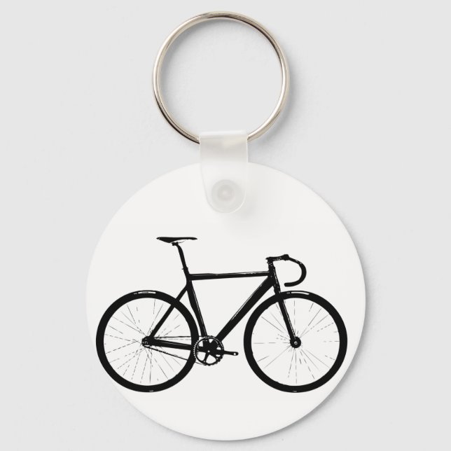 Track Bike Key Ring (Front)