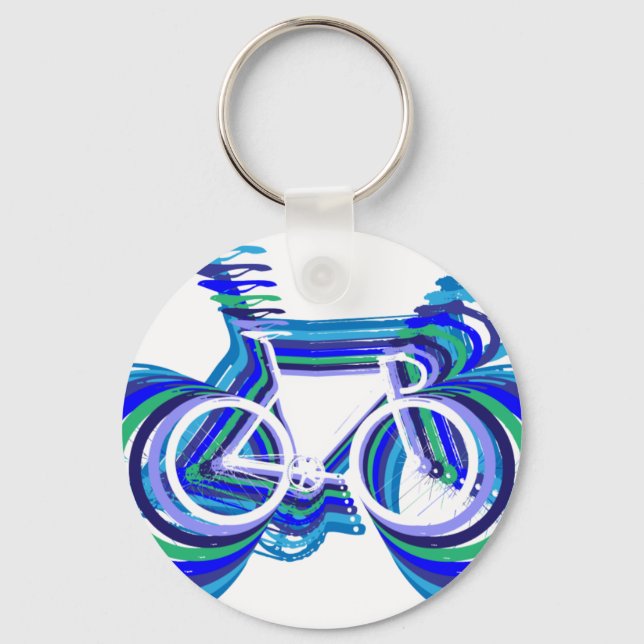 Track Bike sc Key Ring (Front)