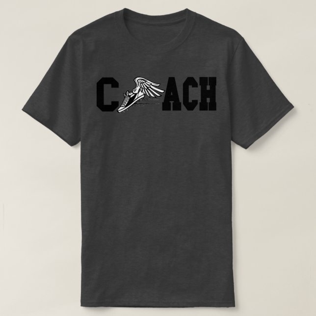 Track Coach Track Coach Gifts Track And Field T-Shirt (Design Front)