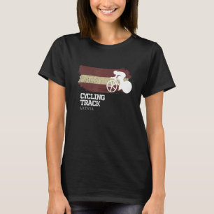 Track Cycling Latvia Road Bike Racing Speed Cyclis T-Shirt