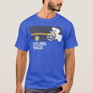 Track Cycling Nauru Road Bike Racing Speed Cyclist T-Shirt