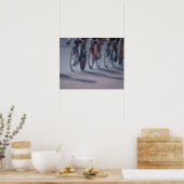 Track cycling poster (Kitchen)