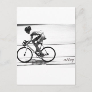 Track Cyclist Postcard