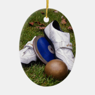 Track & Field Ceramic Tree Decoration