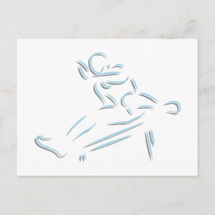 Track & Field Postcard