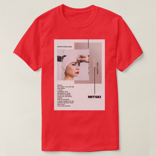 Track List 2018 T-Shirt (Design Front)