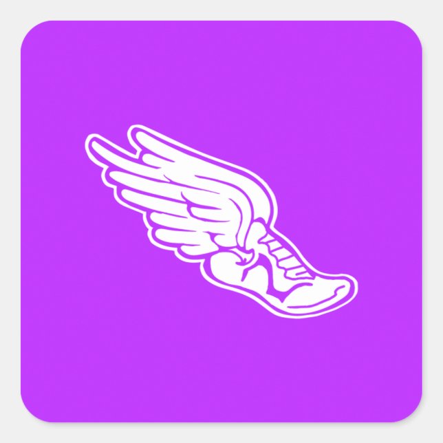 Track Logo Sticker Purple (Front)