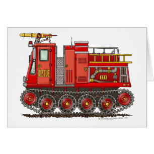 Track Rescue Pumper Fire Truck Firefighter