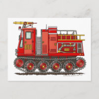 Track Rescue Pumper Fire Truck Firefighter