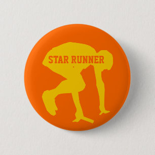 Track Runner (star runner) Customisable Button