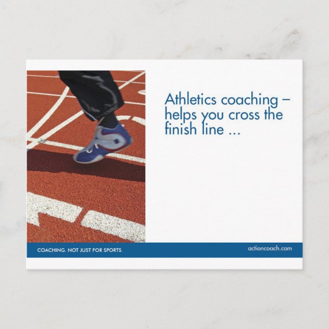 Track Sports Postcard (Front)